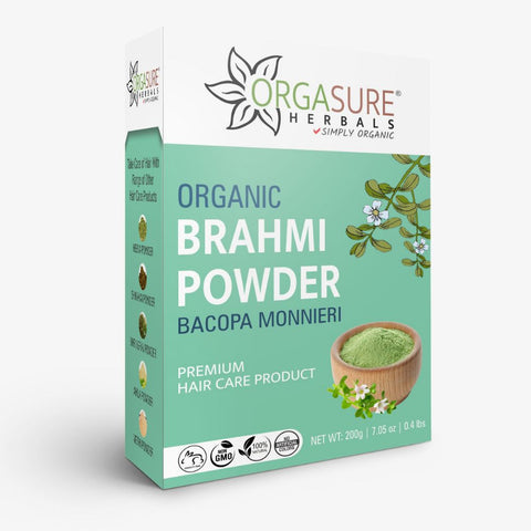 Organic Brahmi Powder for Hair Cleanser & Hair Care | Bacopa monnieri 200g Organic Brahmi Powder for Hair Cleanser & Hair Care | Bacopa monnieri 200g