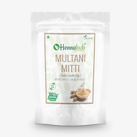 Hennahub Multani Mitti powder (Fuller's Earth) for Face and Skin care