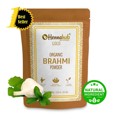 Hennahub Amla, Reetha, Shikakai, Bhringraj Hibiscus, Methi, Henna, Indigo, Neem, Brahmi, Curry Leaves, Jatamansi, Aloevera Powder with IRON BOWL, Double Filtered Powders (Combo pack of 13)