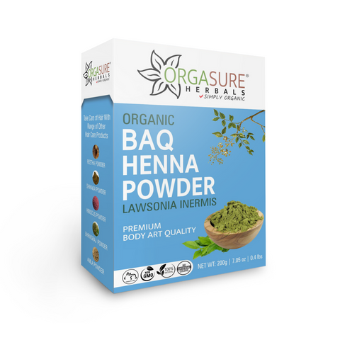 BAQ Henna Powder for Hair colour | Triple filter | 200g - hennahubstore